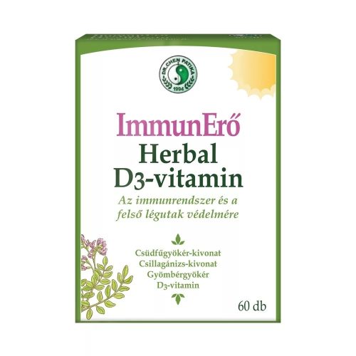 Dr. Chen IMMUNERŐ HERBAL + D3-VITAMIN KAPSZULA - 60DB