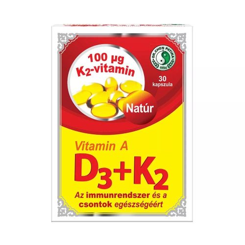 Dr. Chen VITAMIN A+D3+K2 KAPSZULA - 30DB