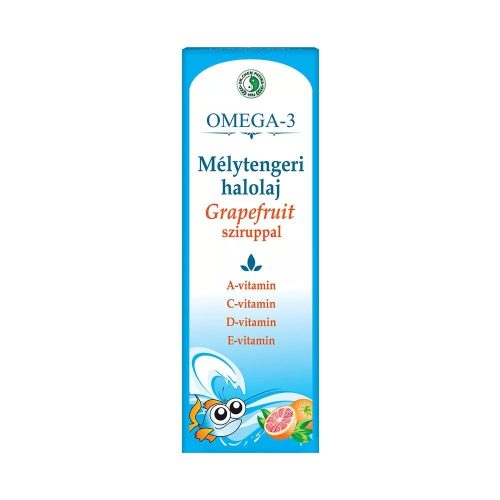 Dr. Chen OMEGA-3 MÉLYTENGERI HALOLAJ SZIRUP GRAPEFRUITTAL - 500ML