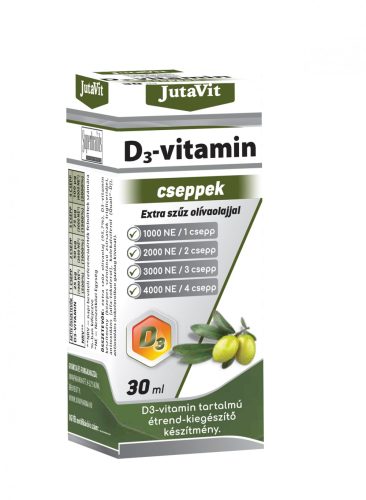 JutaVit D3-vitamin cseppek extra szűz olivaolajjal 30ml