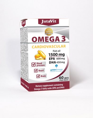 JutaVit Omega 3 Cardiovascular 1500 mg 60db