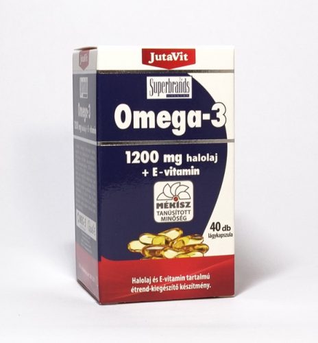 JutaVit Omega-3 Halolaj 1200mg 40 db