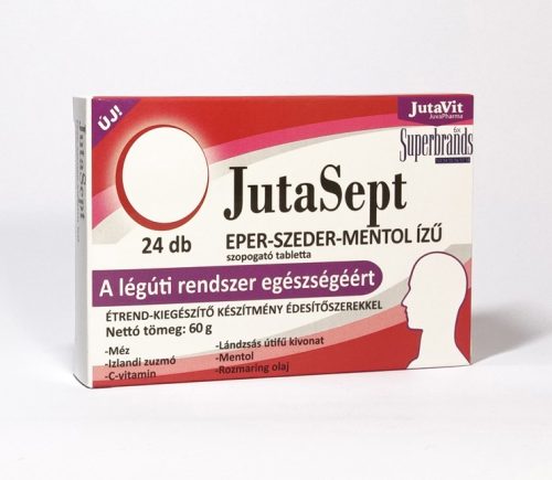 JutaVit JutaSept Eper-szeder-menthol 24db