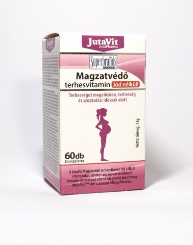 JutaVit Magzatvédő terhesvitamin Jód nélkül! – 60db