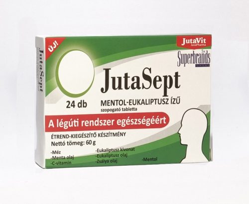 JutaVit JutaSept mentol-eukaliptusz ízű, 24db