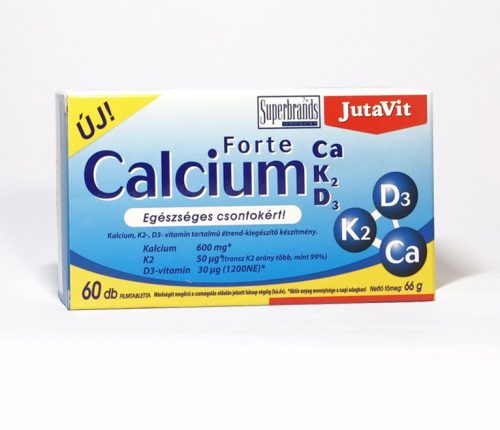 JutaVit Calcium Forte Ca / K2 / D3, 30 db