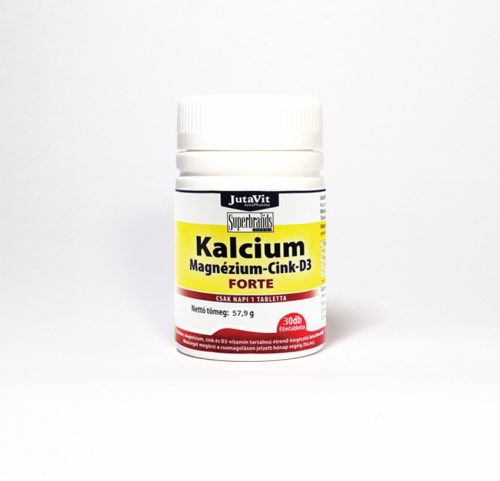 JutaVit Kalcium+Magnézium+Cink + D3 vitamin 30db