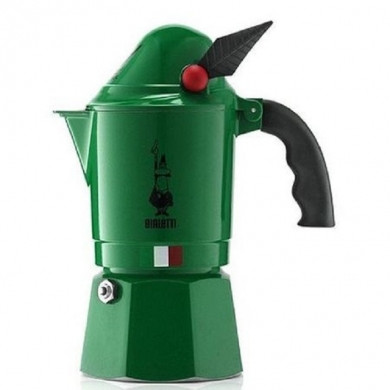 Bialetti Break Alpina kotyogós kávéfőző 3 adag, zöld