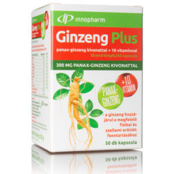 InnoPharm Ginzeng Plus panax-ginzeng kivonattal 10 vitaminnal kapszula 50 db