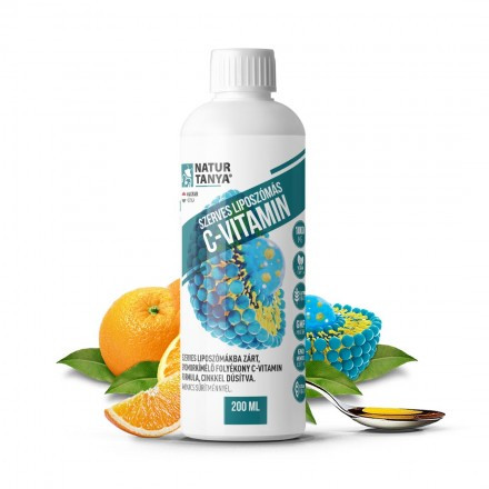 Natur Tanya Liposzómás C-vitamin + cink folyékony formában - 200 ml