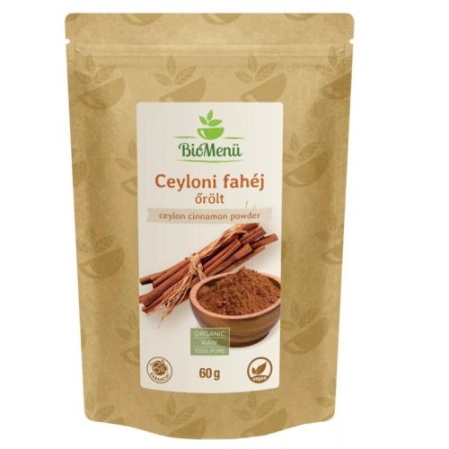 Biomenü bio őrölt ceyloni fahéj – 60g