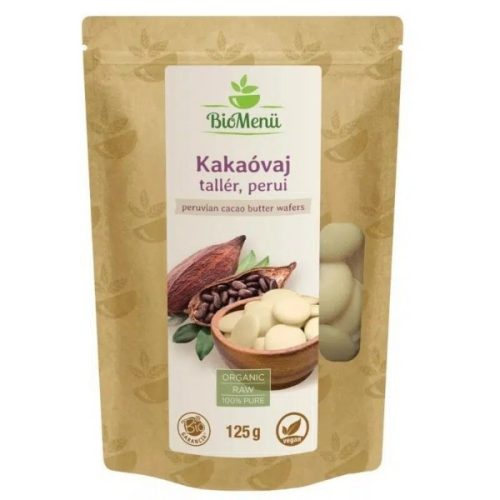 Biomenü bio perui kakaóvaj tallér – 125g