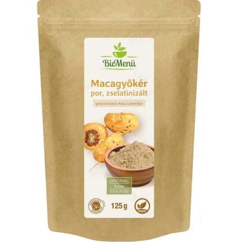 Biomenü bio zselatinizált maca-gyökér por – 125g