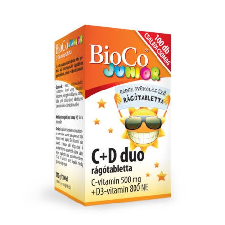 BioCo C + D duo junior rágótabletta 