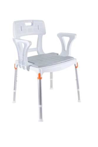 Zuhanyszék WC-vel 150 kg-ig