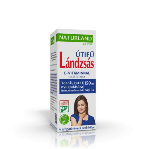 NATURLAND Lándzsás útifű + C felnőtteknek 150 ml