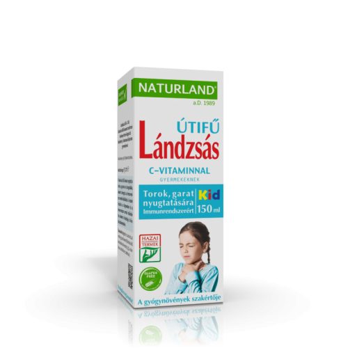 NATURLAND Lándzsás útifű + C gyermekeknek 150 ml