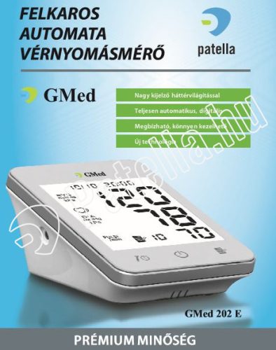 GMED 202E Automata Félkaros Vérnyomásmérő EXTRA