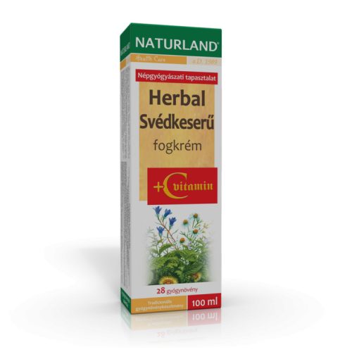 NATURLAND Herbal Svédkeserű fogkrém + C-vitamin 100 ml