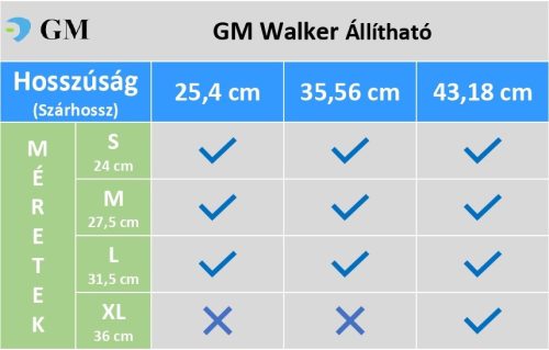 GM Walker rögzítő csizma