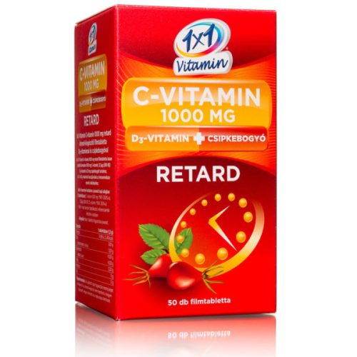 1x1 Vitamin C-vitamin 1000 mg RETARD D3-vitamin 500 NE filmtabletta 50 db