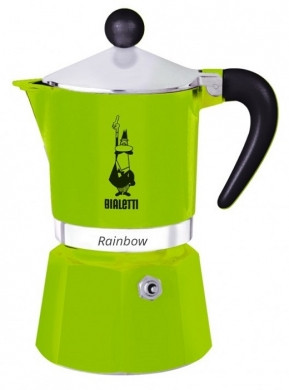 Bialetti Rainbow kotyogós kávéfőző 3 adag, zöld
