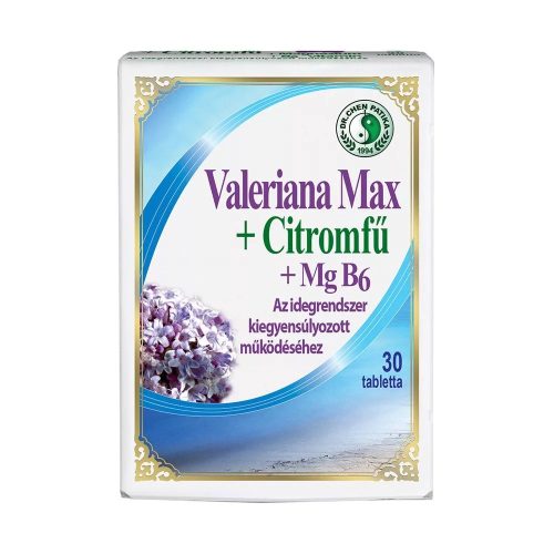 Dr. Chen Valeriana MAX tabletta - 30db
