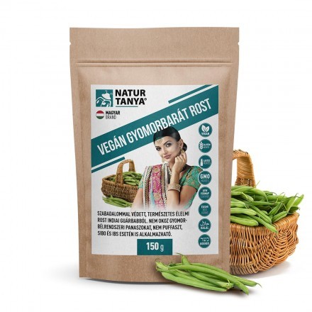 Natur Tanya® vegán gyomorbarát rost - Szabadalommal védett indiai guarbabból