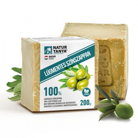 Natur Tanya Lúgmentes Színszappan - 100% Szűz Olivaolajjal - 200 g