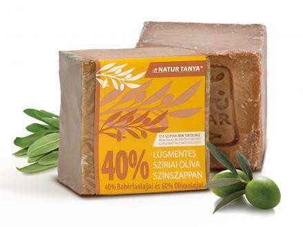 Natur Tanya Lúgmentes Színszappan - 40%-os bio babérfaolaj - 185 g