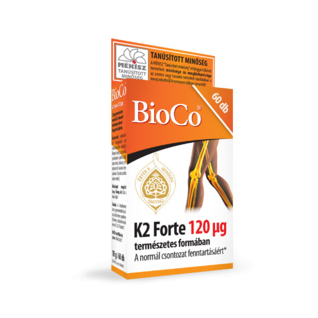 BioCo K2-vitamin forte 120 mikrogramm 60 db