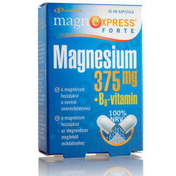 MagnExpress Forte 375 mg magnézium és B6-vitamin kapszula 30 db