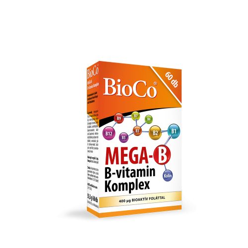 BioCo Mega-B B-vitamin komplex filmtabletta 60 db