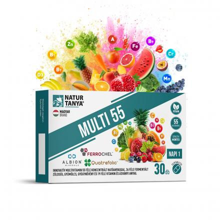 Natur Tanya MULTI 55 Fermentált multivitamin tabletta - 30 db