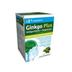 InnoPharm Ginkgo Plus Ginkgo biloba 120 mg és magnézium filmtabletta 60 db 