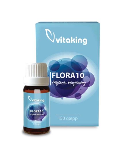 Vitaking FLORA10 Élőflórás Készítmény (150 Csepp)