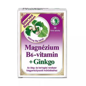   Dr. Chen Szerves Magnézium B6-vitamin + Ginkgo Forte tabletta - 30db