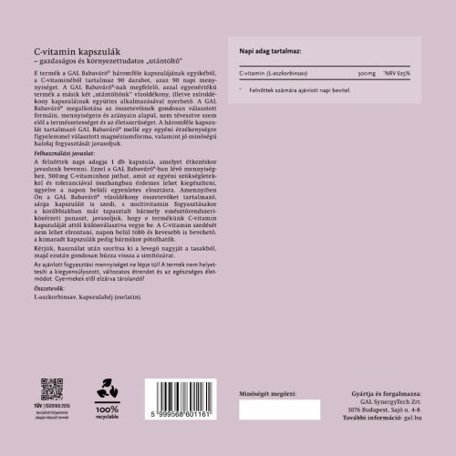 GAL Babaváró® – Negyedéves kiszerelés
