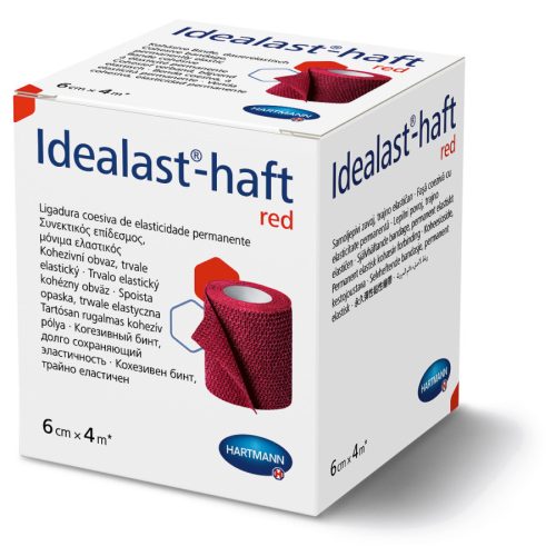 Idealast-haft öntapadó kompressziós pólya - piros