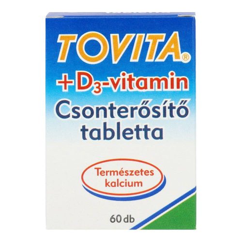 TOVITA CSONTERŐSÍTŐ TABLETTA+D3 VITAMIN