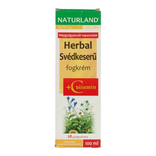 NATURLAND SVÉDKESERŰ FOGKRÉM+C-VITAMIN