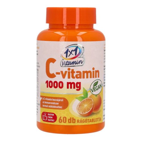 1x1 C-VITAMIN 1000MG RÁGÓTABL. NARANCSOS