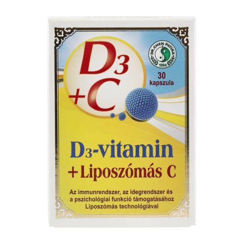 DR.CHEN D3+LIPOSZÓMÁS C-VITAMIN KAPSZULA