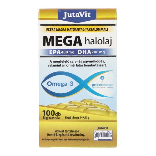 JUTAVIT MEGA HALOLAJ OMEGA-3 LÁGYKAPSZ.