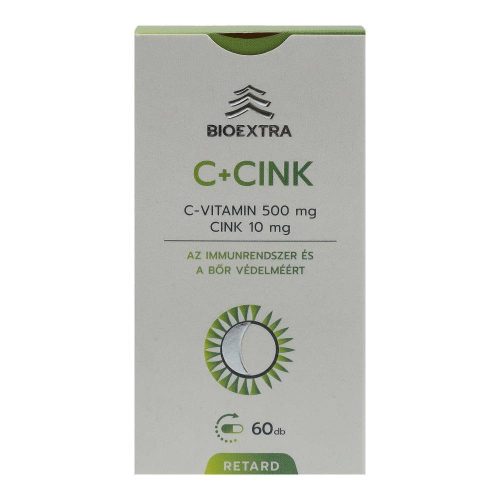 BIOEXTRA C-VIT.500MG+CINK 10MG KAPSZULA