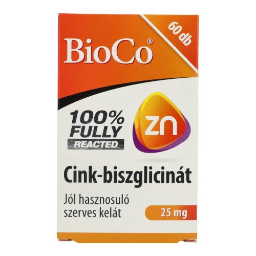 BIOCO CINK BISZGLICINÁT TABLETTA 60DB