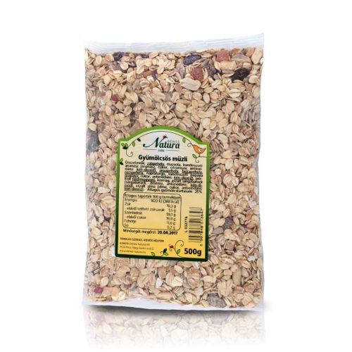 Natura gyümölcsös müzli 500 g