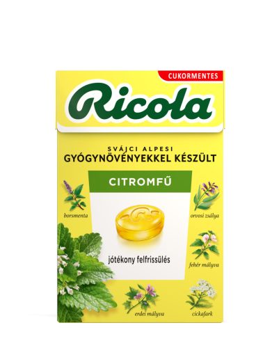 Ricola cukorka citromfű 40 g