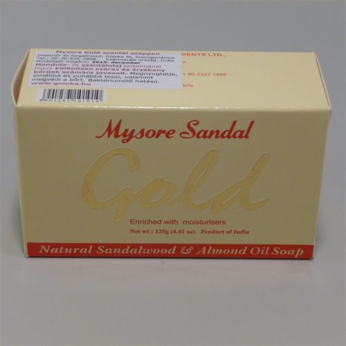 Mysore szappan szantál gold 125 g