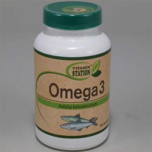 Vitamin Station omega-3 zselétabletta 90 db